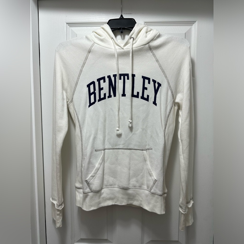Vintage Y2K Bentley University Women’s Hoodie Pullover Sweatshirt Size Small - Picture 1 of 5